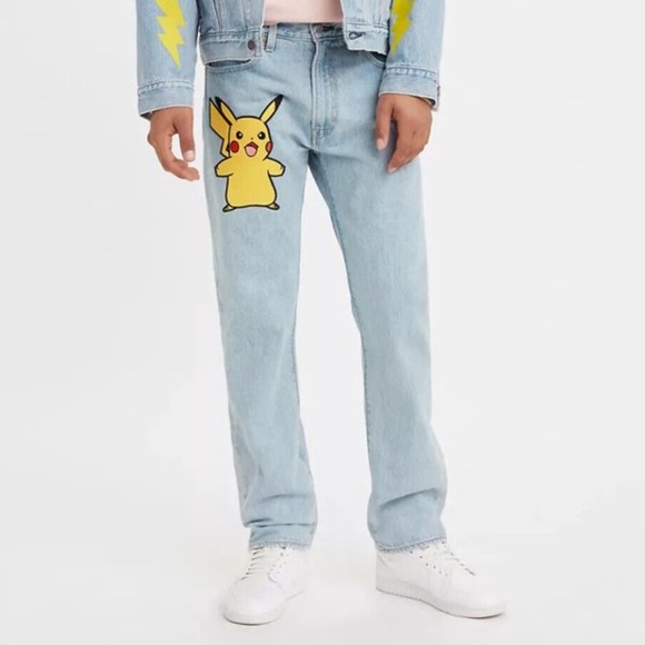 Levi’s x Pokémon Straight Leg Pikachu Jean Size 33 x 32